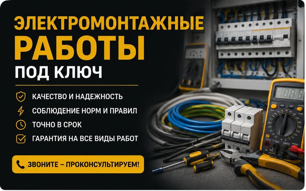 Электрик, Электромонтажные работы