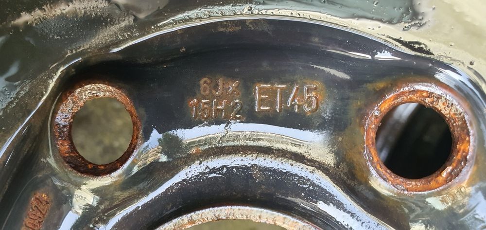 Jante oțel AUDI VW SKODA SEAT 6J X 15 H2 ET45