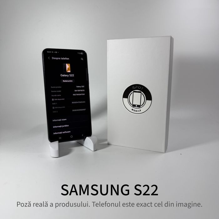 ispotmobile.ro Samsung Galaxy S22 128 gb / 8 gb  Garanție 2 ani