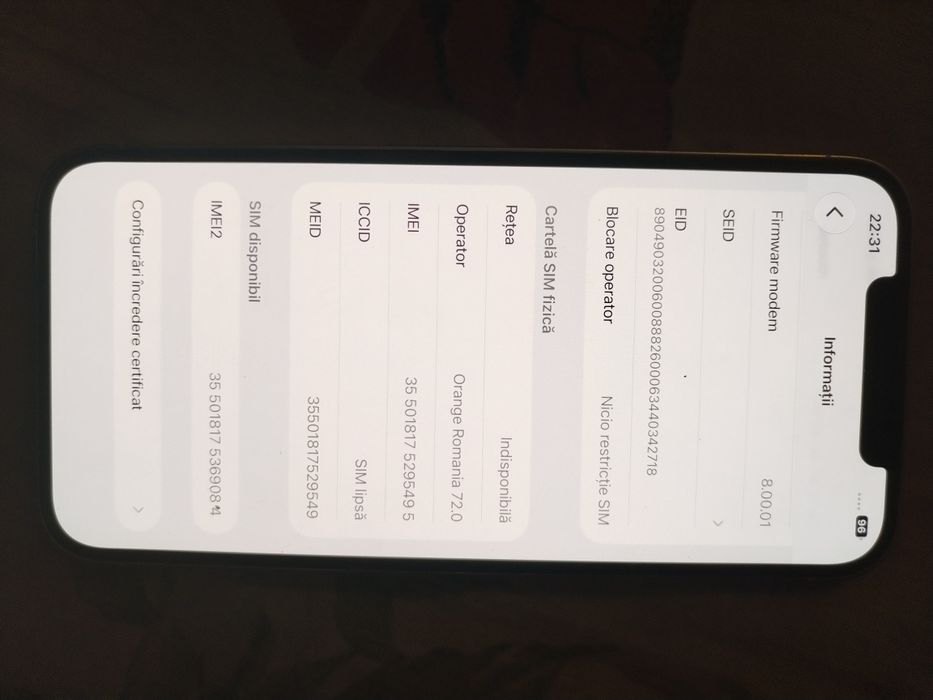 IPhone 12 pro max original liber de rețea perfect funcțional,husă