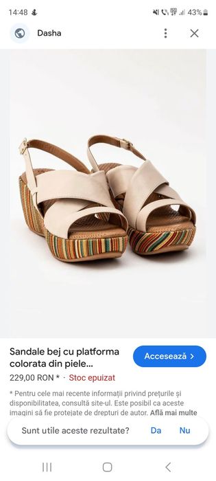 Dasha sandale noi mărime 37