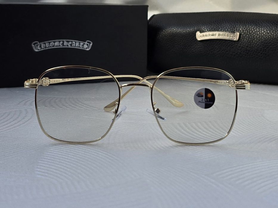 Очила за компютър Диоптрични рамки фотосаларни  слънчеви chrome hearts