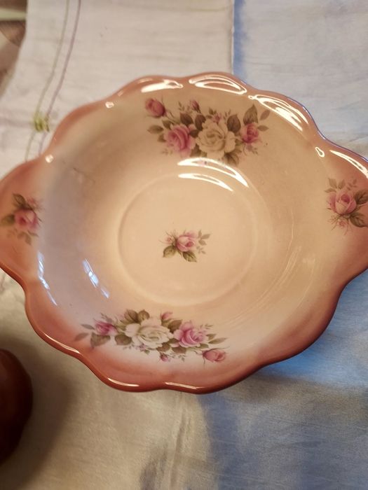 Cana și lighean din ceramică,  în stare foarte bună,  vana 17 cm inalt