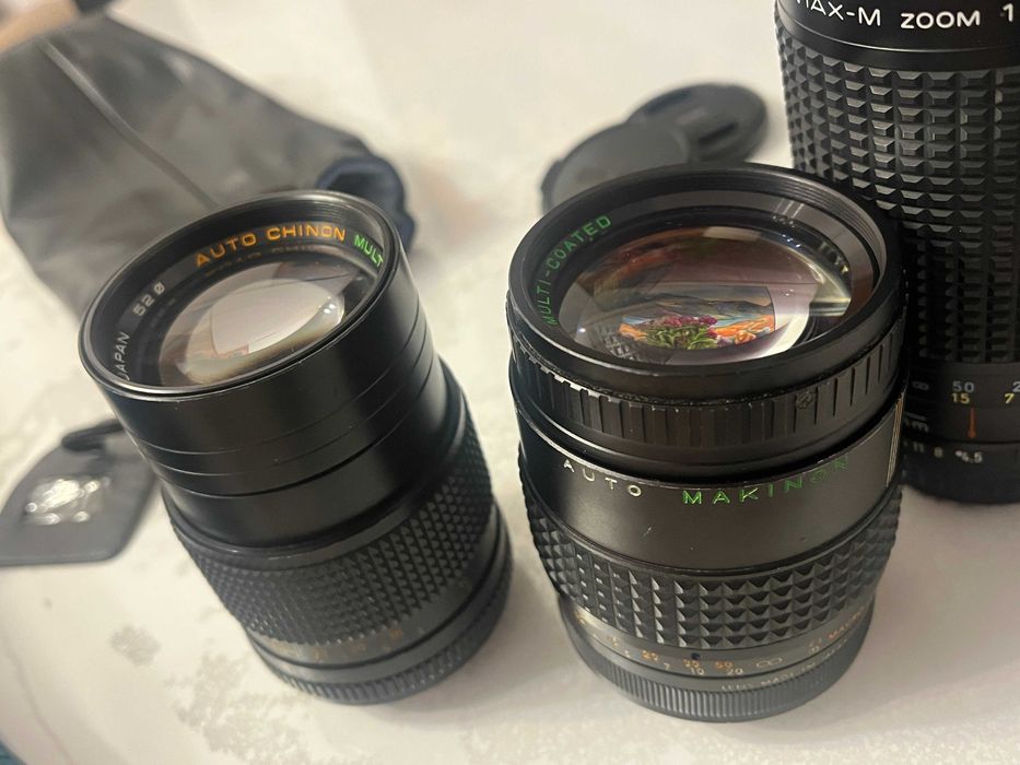 Obiective K montura  SMC Pentax ,135mm f2,8 ,28-80, 80-200mm