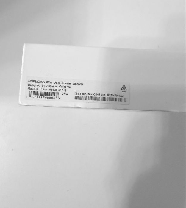 Incarcator Apple Macbook USB-C A1719 87W/96W nou sigilat