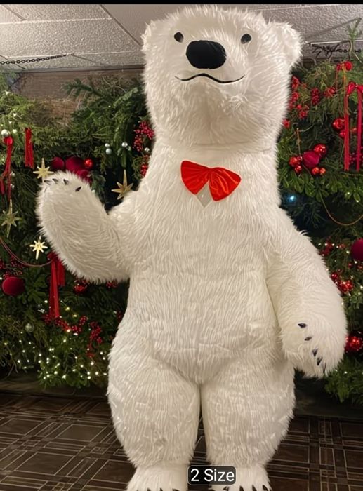Urs polar gonflabil mascota