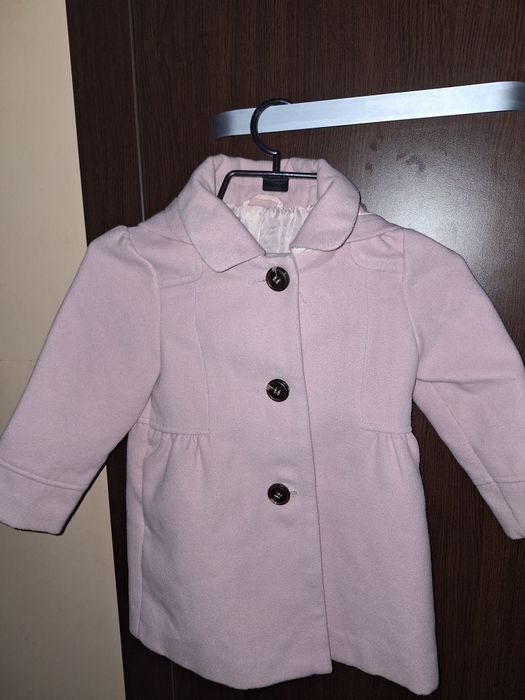 Детско розово палто