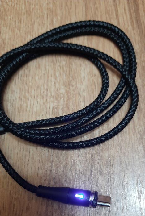 Cablu Magnetic 3 in 1, mufe Lightning/Micro USB/Type-C, 1 m, 2 A, Nou!