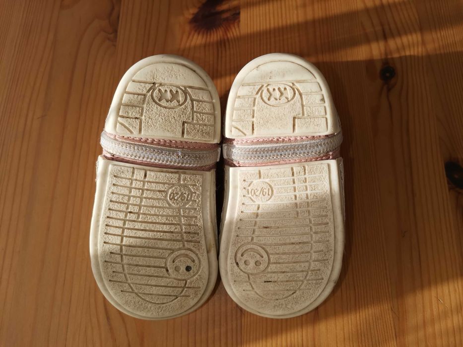 Кожени обувки Колев и Колев 20ти размер пепел от рози