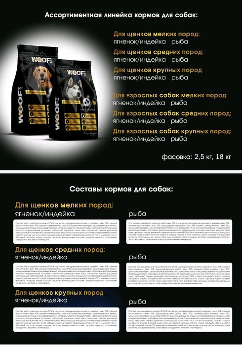 Корм для кошек и собак