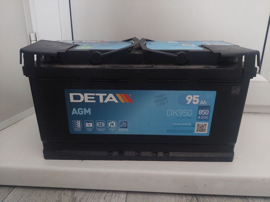 Аккумулятор агм deta 95ah