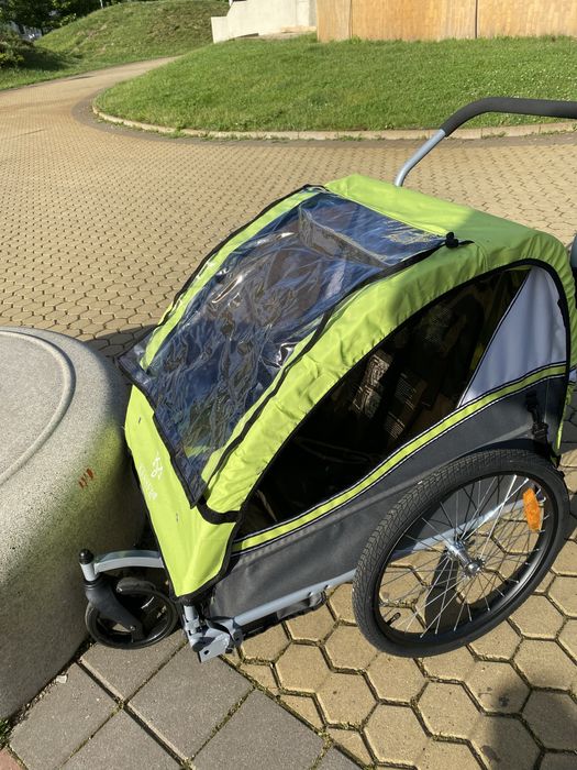 Рикша за велосипед - две деца