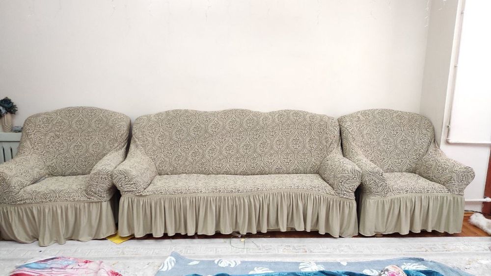 Чехлы на диваны и кресла жаккард.Турция.Доставка.