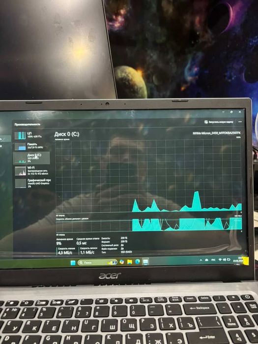 Продам ноутбук acer aspire 3