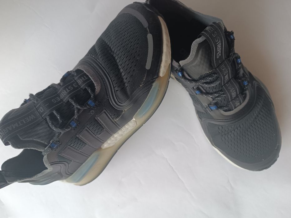 Оригинални мъжки обувки маратонки Адидас Adidas NMD_V3 Черно тъмносиньо  мрежа летни