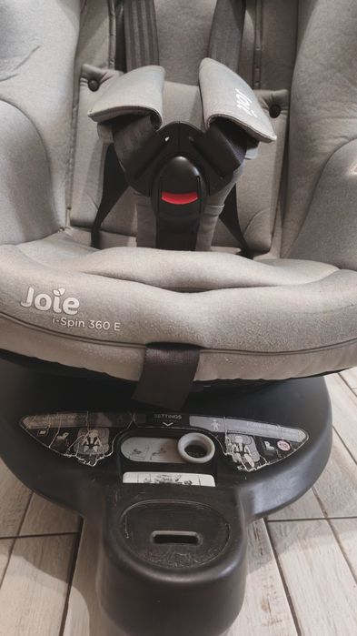 Joie scaun auto I-Spin rotativ 360 E pentru 61-105 cm, Gray Flannel