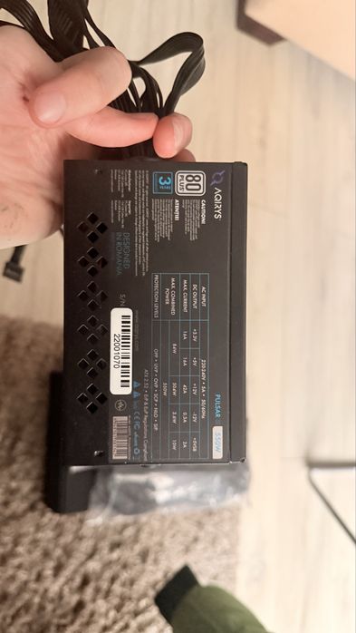 Aqirys pulsar si 550w 80plus ATX