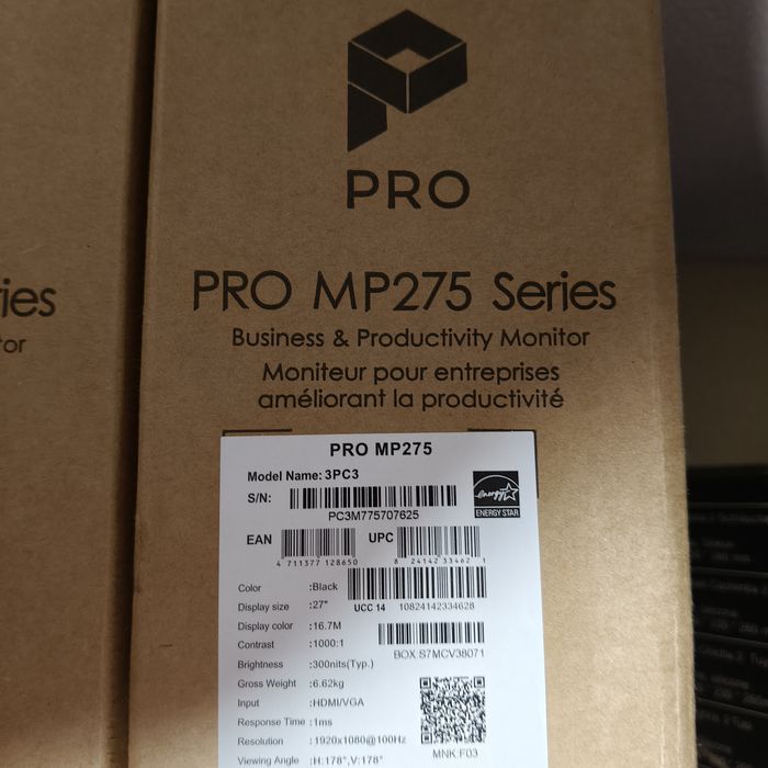 Monitor msi 27 inch 100 hz nou sigilat