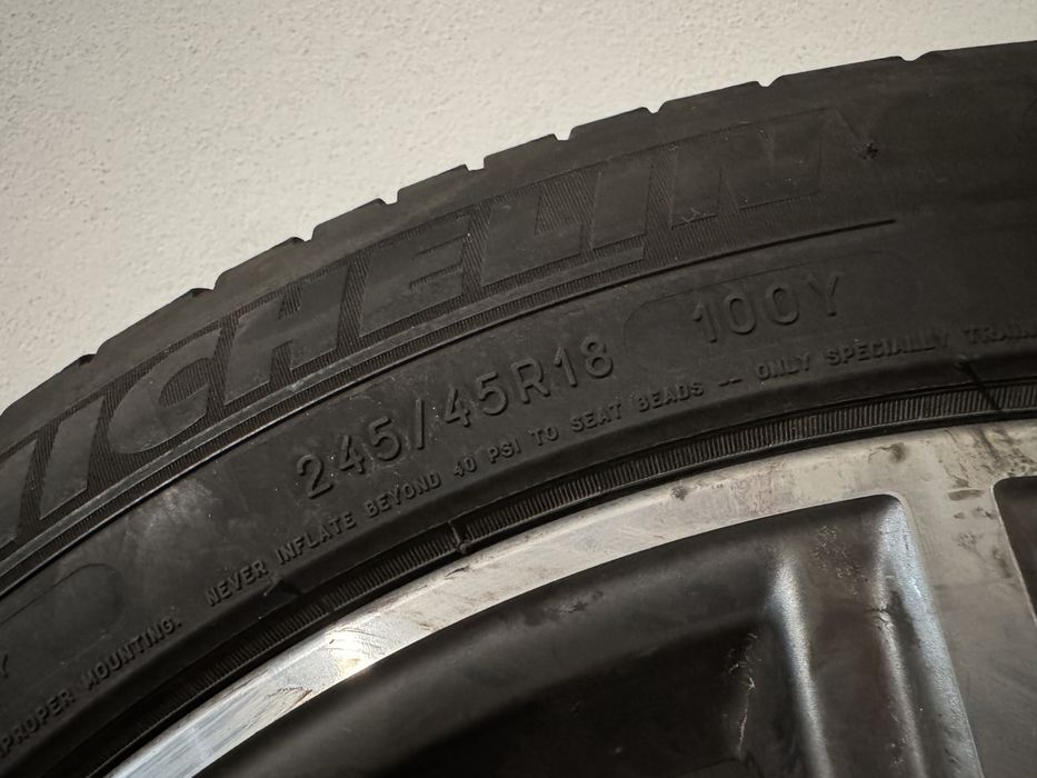 Roti originale bmw seria 5 2018 r18 jante + anvelope