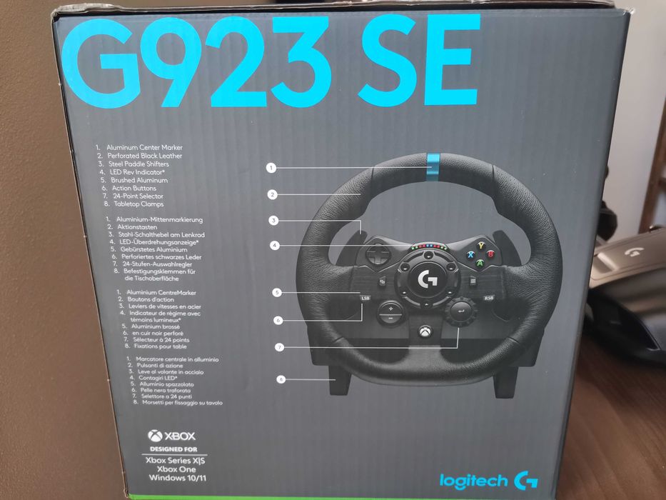 Волан, Педали и Скоростен лост Logitech G923 SE за PC и Xbox