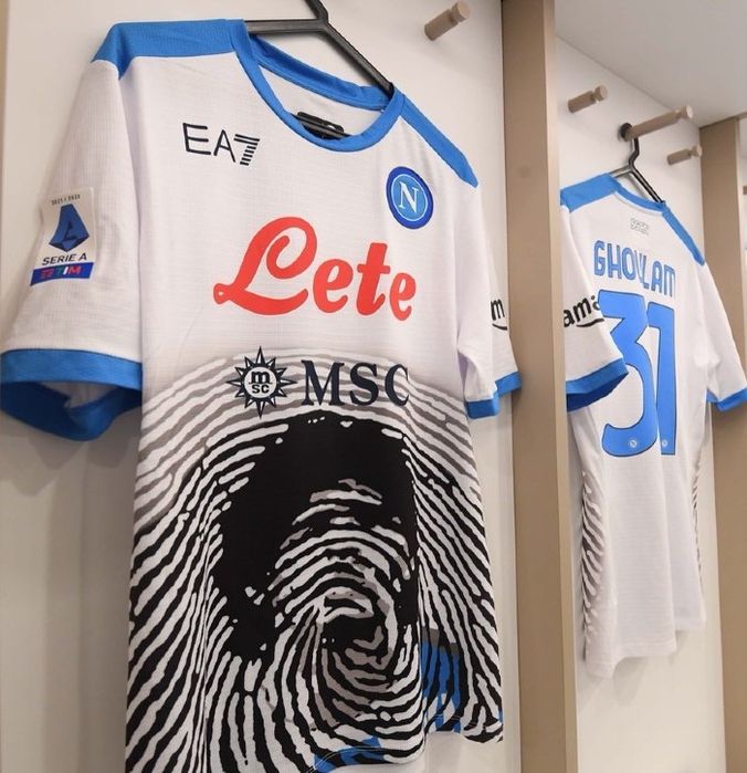 Napoli x Maradona шампионска тениска 22-23
