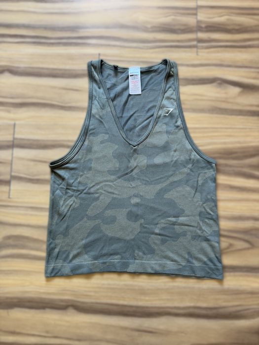 Оригинален Gymshark потник | Camouflage | XXS