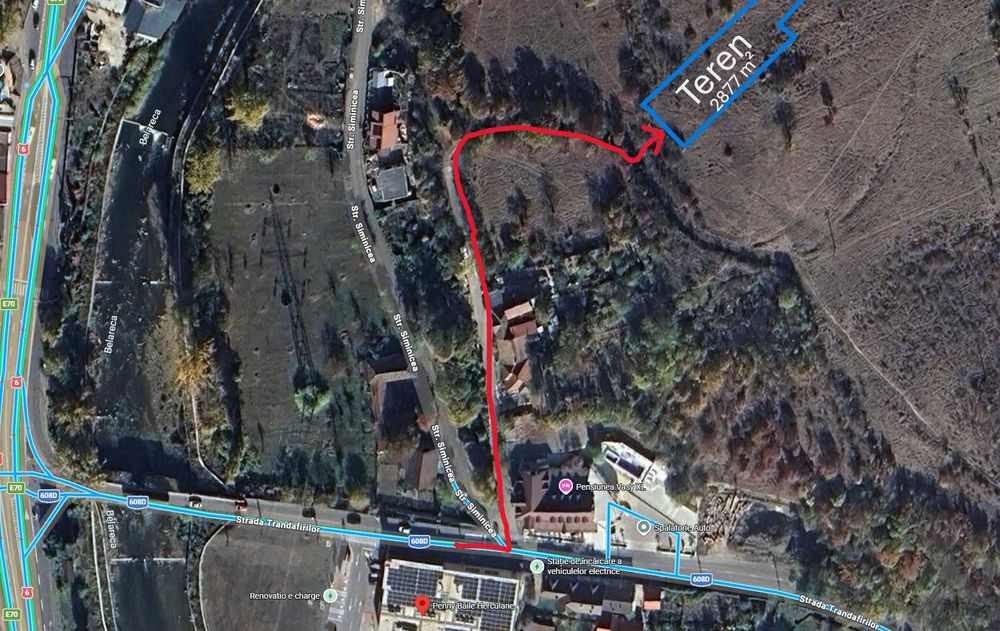 Teren de vanzare Baile Herculane 2877 m²