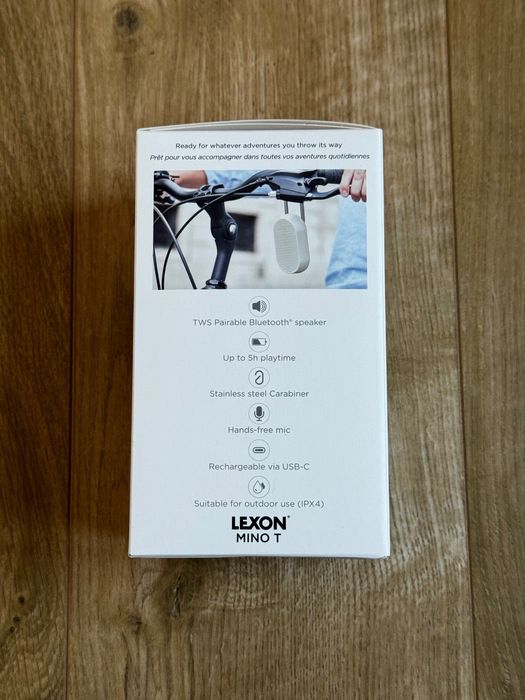 Lexon Mino T Boxa Bluetooth. Carabina, Rezistenta Apa. Noua.