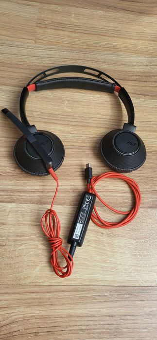 PLantronics C5220T Casti PC cu Mictobon Jack si cu USB C ca noi