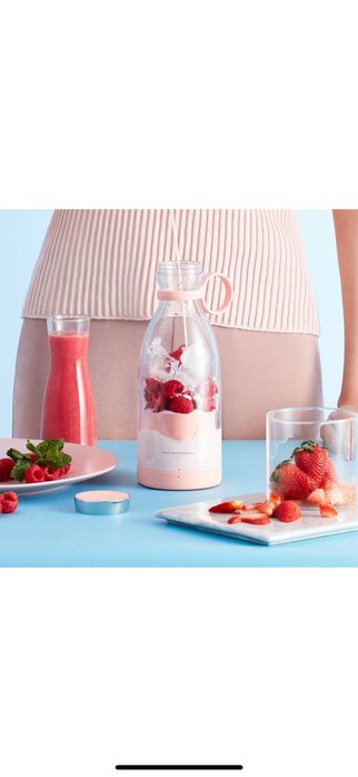 Mini blender portabil cu acumulator 50W, 1400 mAh, incarcare wireless,