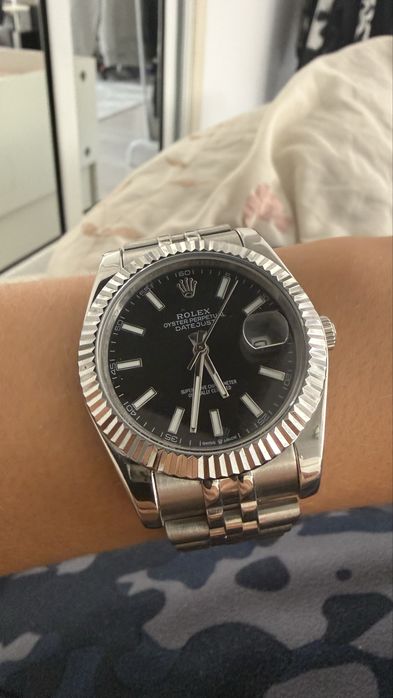 Rolex Datejust 36mm cadran negru superclona