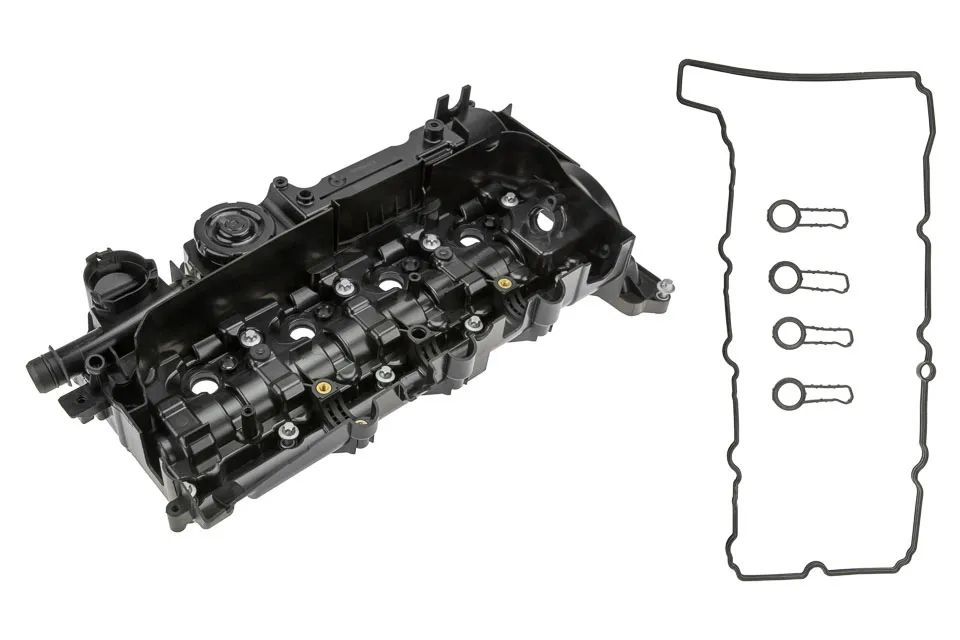Capac culbutori tacheti nou BMW motor N47N, N47S1 seria 1 F20 F21, seria 2 F22 F23 F87, seria 3 E90 E91 E92 E93 F30 F31 F34 F80, seria 4 F32 F33 F36 F82 F83, seria 5 F07 F10 F11, X1 E84, X3 F25, X5 F15, X6 F16