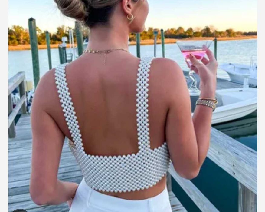 Женское белье! Топ из бусин! Подарок!