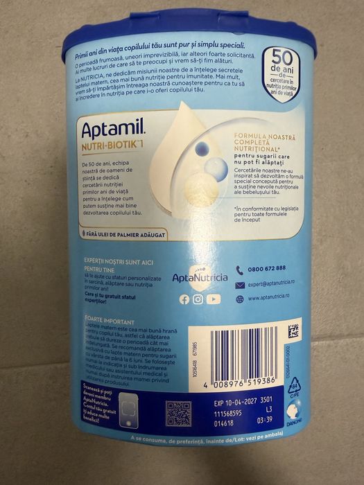 Aptamil sigilat 0-6 luni