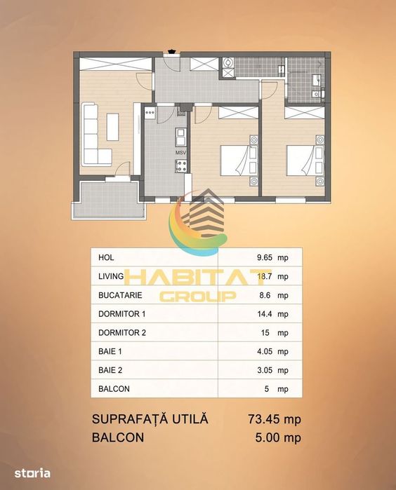 Vanzrea Apartament 4 camere - Berceni / Strada Odei
