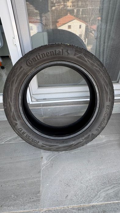 4 anvelope (cauciucuri) Continental EcoContact 6 205/55 R17 – stare foarte bună