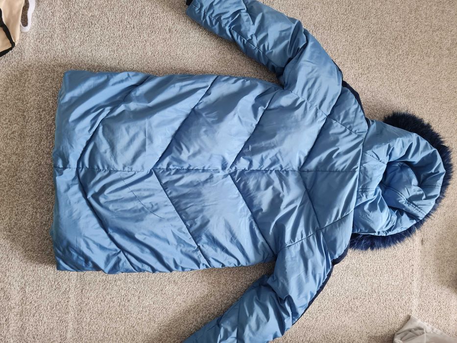 Пуховик детский на девочку 8-11 лет