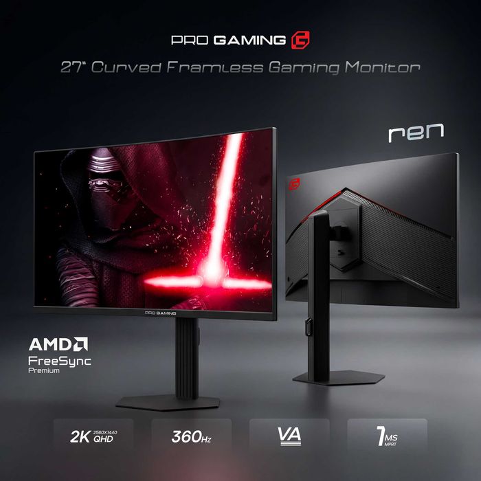 Игровые мониторы ProGaming 27" FHD/QHD 240–360Hz