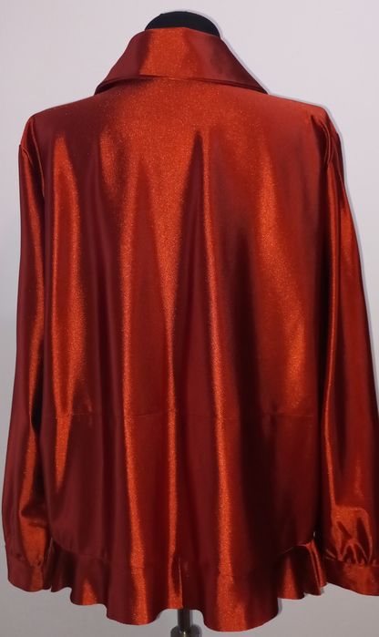 Bluză elegantă  , licra lucios