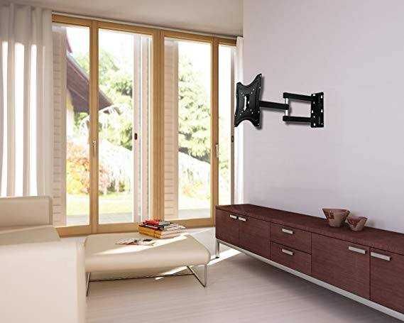 Стойка за телевизор на стена с универсален захват и подвижно рамо