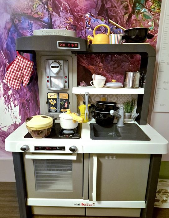 Bucatarie copii Smoby Tefal Evolutive cu " Oala Magica"
