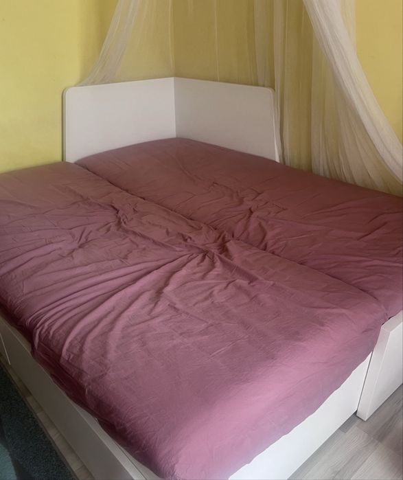 Pat extensibil IKEA Flekke + baldachin inclus