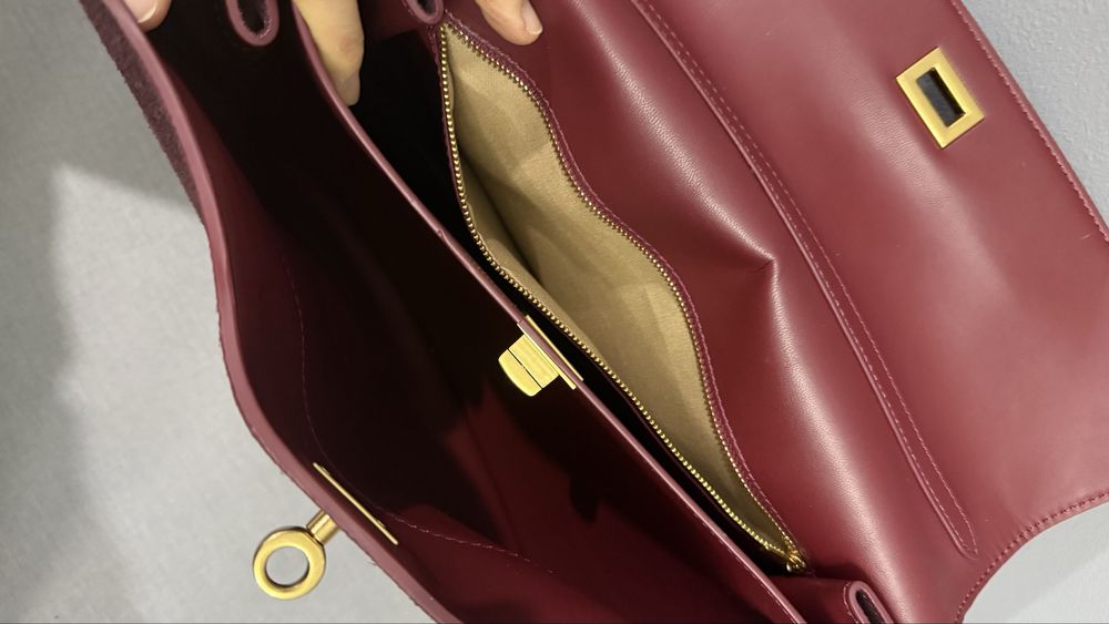 Женская сумка Sandra цвет бордо