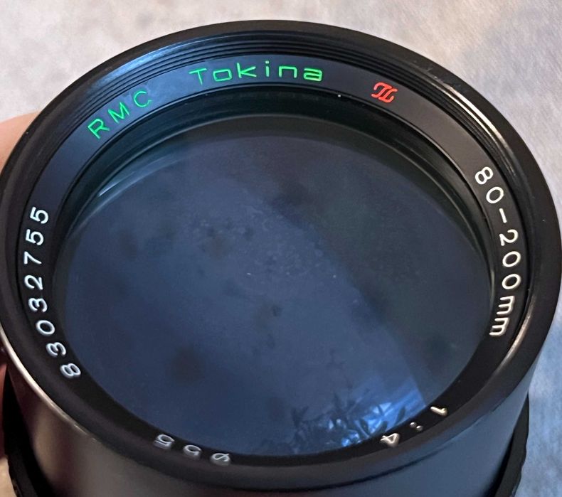 Obiectiv Tokina RMC 80-200mm F4 Pentax K telezoom manual MF 55mm Japan