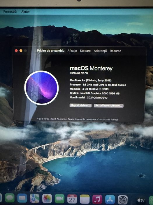 Vand Macbook Air 2015