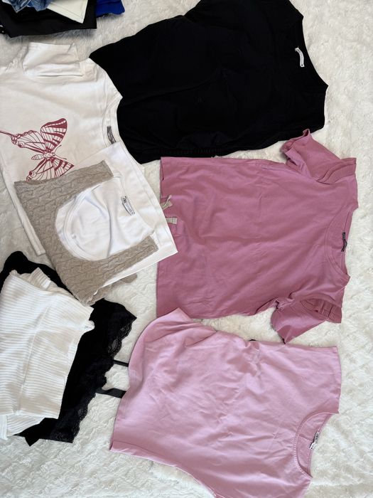 Тениска диор ,  Зара  , жилетка  zara , потник , риза , худи