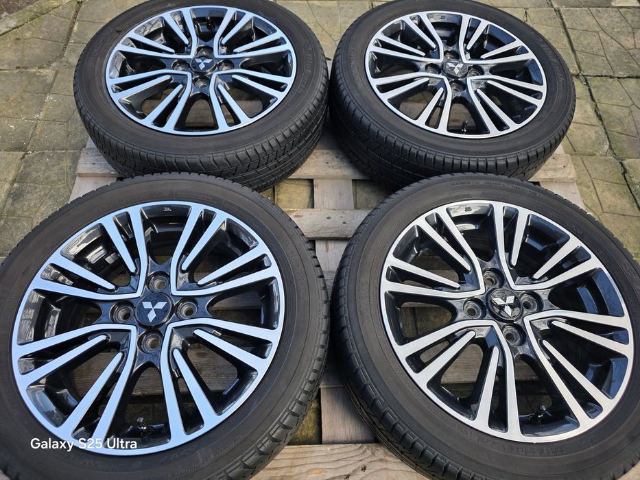 Лети джанти 15ки 4х100 Mitsubishi + летни гуми 175/55/15 Yokohama