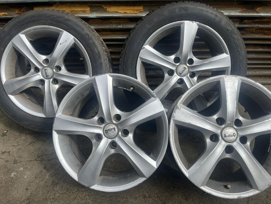 Зимни гуми 205/55/16 с летни джанти