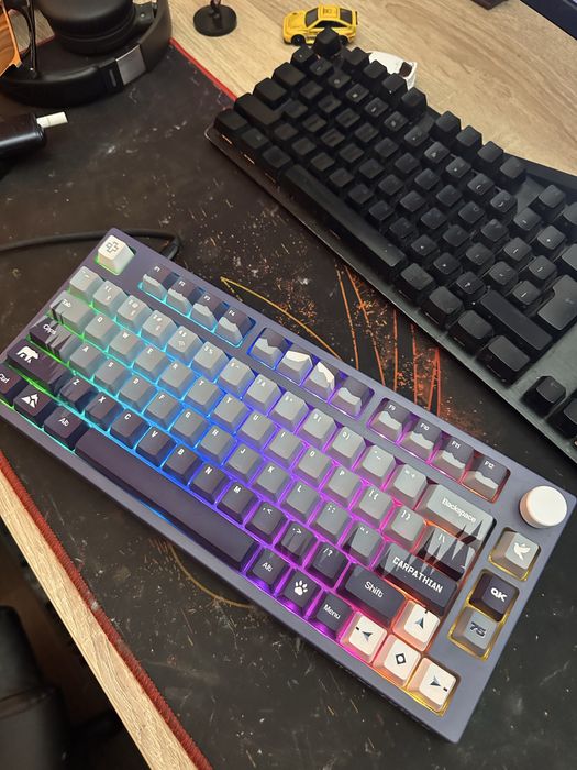 Tastatura mecanica qwertykey75 Carpathian bluetooth/wireless rgb