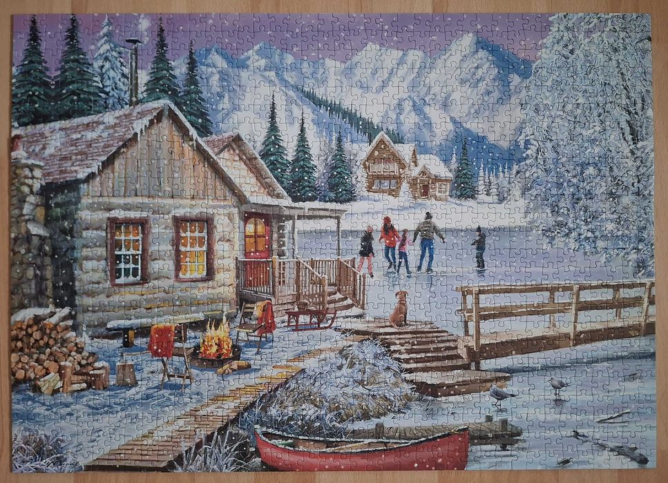 Пъзел Gibsons - Winter at the Cabin